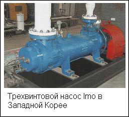 Трехвинтовой насос